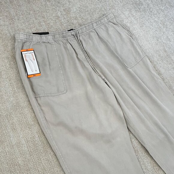NWT Hilary Radley Tencel Pull On Drawstring Grey Pants XXL - Picture 3 of 14